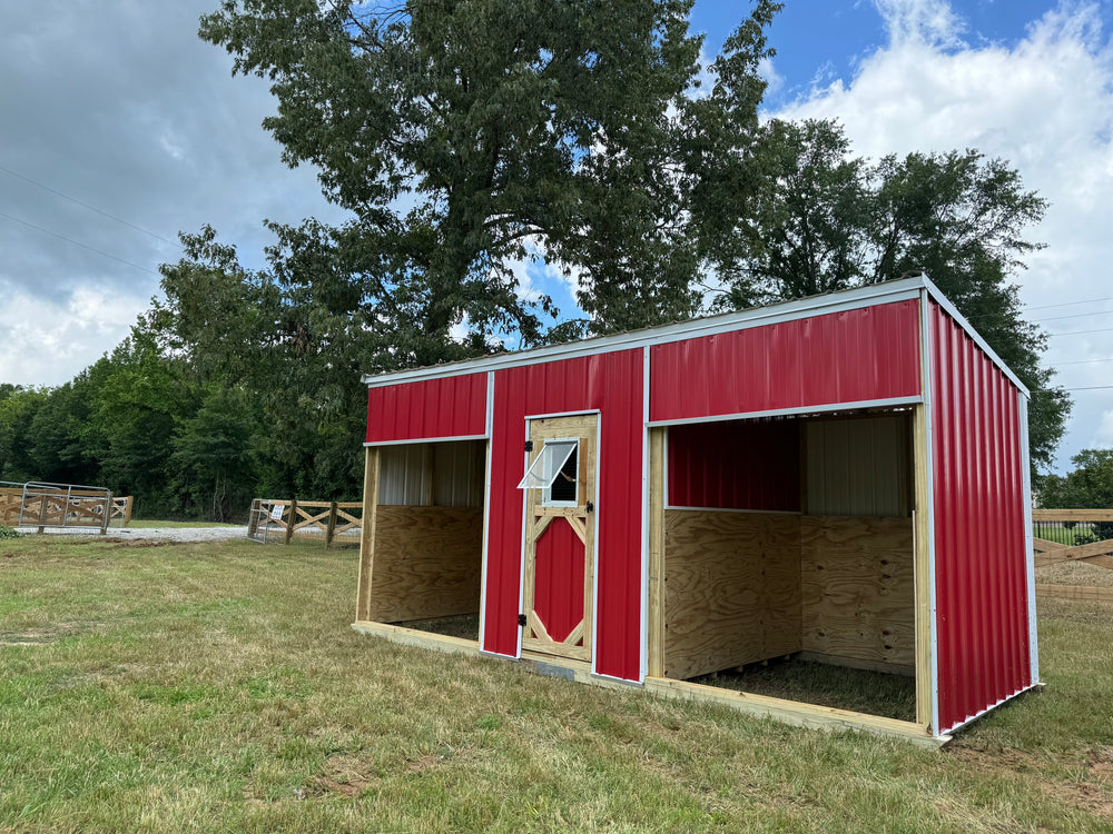 Extra Large LiveStock Shelter with Storage Room