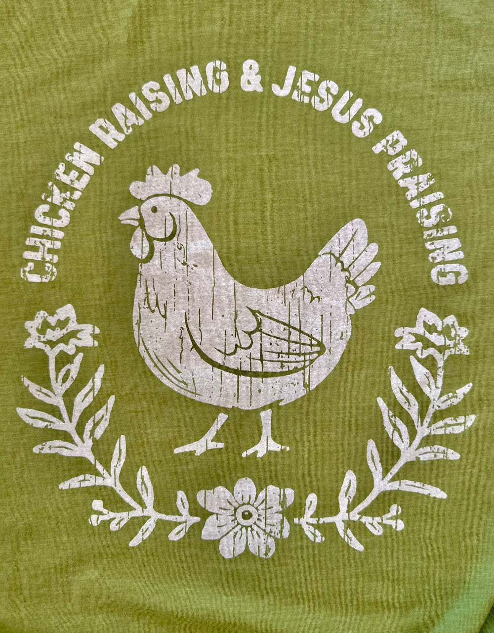 Chicken Raising & Jesus Praising Tee