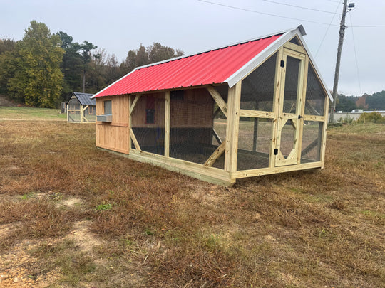 Custom All-Inclusive Raised Coop & Run Combo