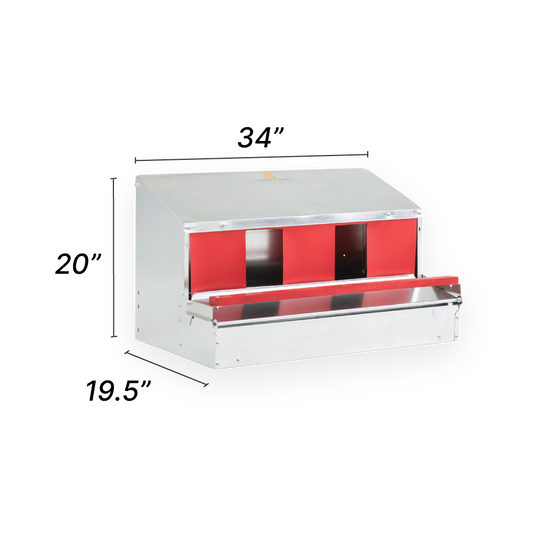 Medium (34") Reversible Roll-out Nest Box (Up to 32 Hens)
