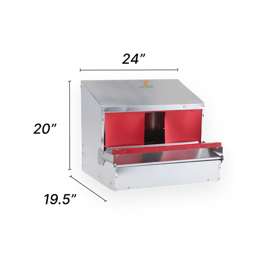 Small (24") Reversible Roll-out Nest Box (Up to 20 Hens)