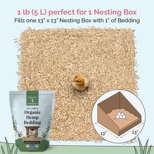 Hemp Bedding for Chicken Coops