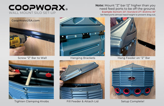 Wall Mount Feed Silo - Includes Shipping*