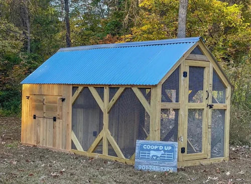 Deluxe 6x12' Traditional Style Chicken Coop