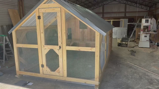Custom All-Inclusive Raised Coop & Run Combo