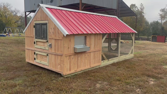 Custom All-Inclusive Raised Coop & Run Combo